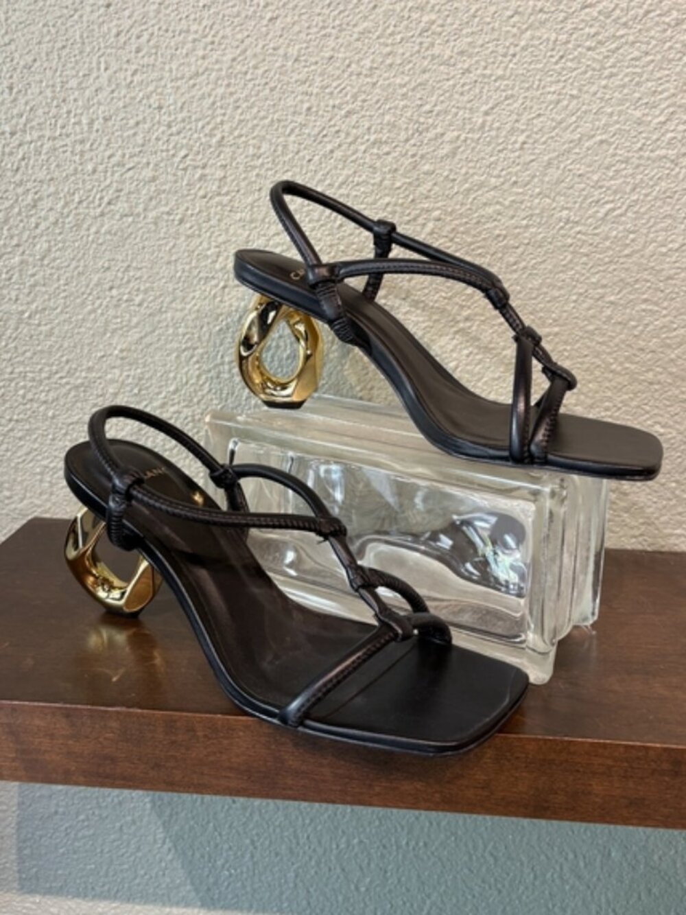 Carrano Zuri Dress Sandal Heel Black